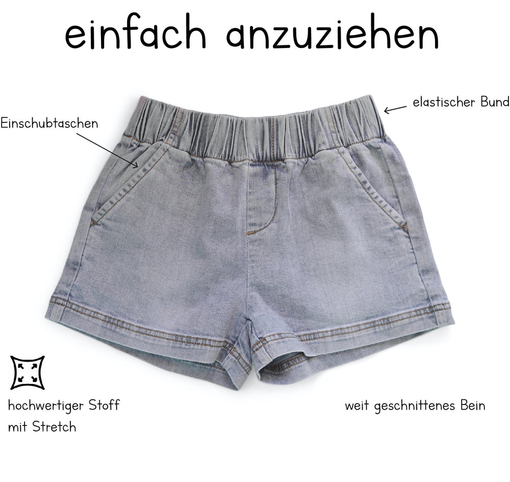 Kinder Jeans Shorts LORE - light denim - jooseph's Switzerland